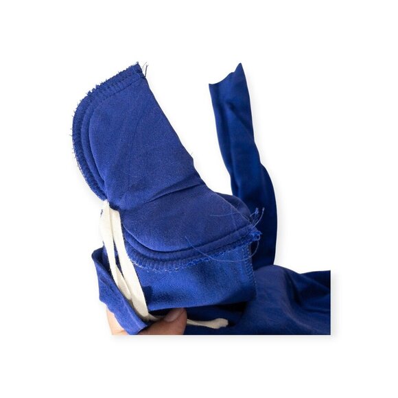 Vintage Rabbit JR Blue Dress With Square Neckline 90's Fashion - Picture 7 of 10